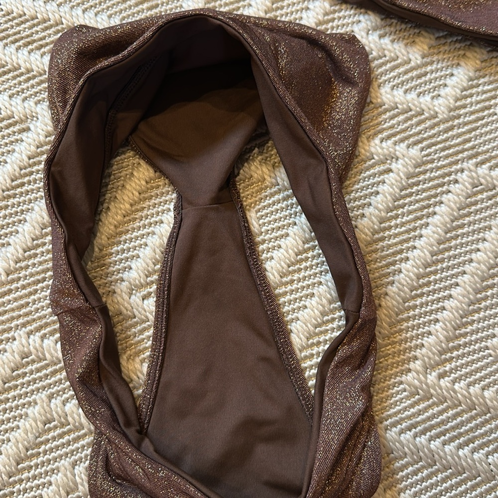 REVEL REY Abigail Top + Elliot Bottom - in Iridescent Espresso *NWOT - Picture 4 of 8